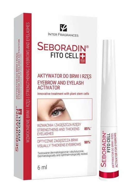 Seboradin FitoCell сыворотка для бровей и ресниц, 6 ml
Seboradin FitoCell сыворотка для бровей и ресниц, 6 ml