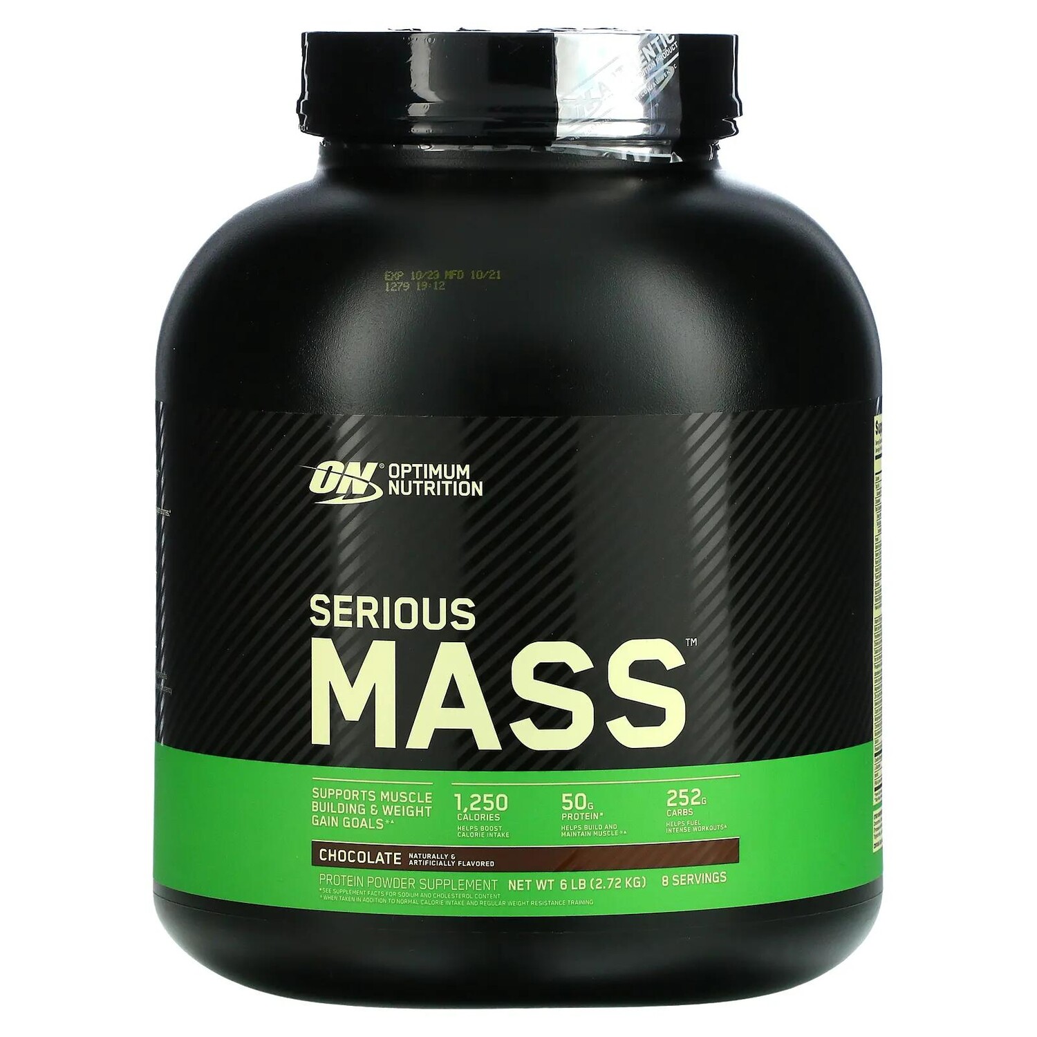 Optimum Nutrition Serious Mass,High Protein Gain Powder Chocolate 6 lbs (2.72 kg)
Optimum Nutrition Serious Mass,High Protein Gain Powder Chocolate 6 lbs (2.72 kg)