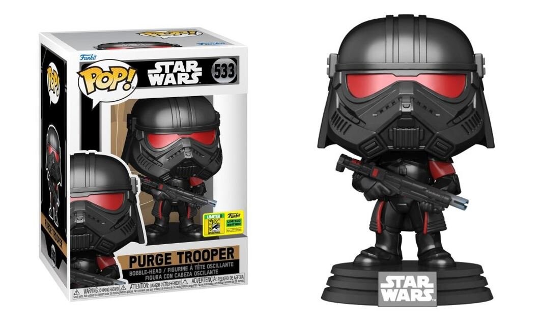 Funko POP! Звездные войны, коллекционная фигурка, Purge Trooper, ограниченный выпуск, 533
Funko POP! Звездные войны, коллекционная фигурка, Purge Trooper, ограниченный выпуск, 533