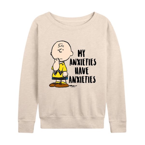 Женская футболка с длинным рукавом из французского трикотажа «Peanuts Charlie Brown Anxieties» Licensed Character, бежевый
Женская футболка с длинным рукавом из французского трикотажа «Peanuts Charlie Brown Anxieties» Licensed Character, бежевый