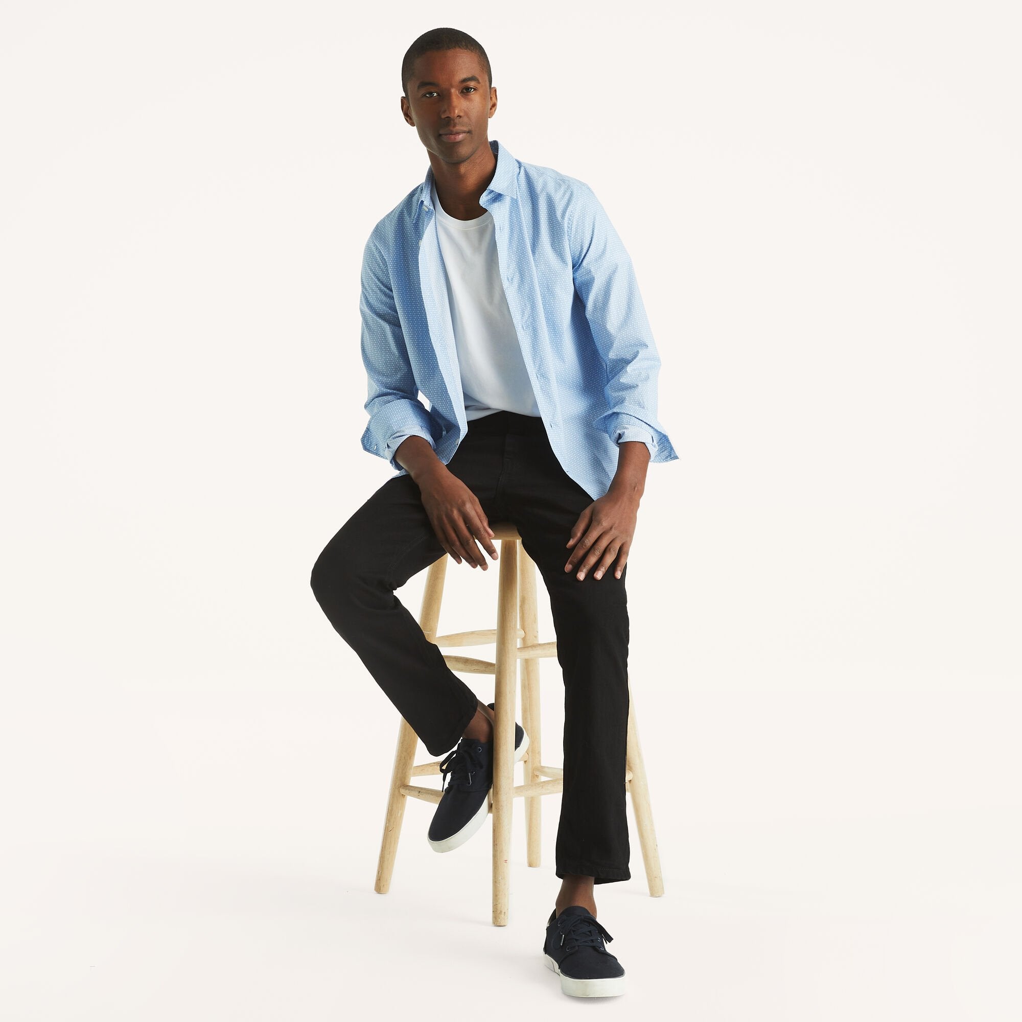 Мужская рубашка Nautica с принтом, устойчивая к складкам, для работы, цвет cornflower blue
Мужская рубашка Nautica с принтом, устойчивая к складкам, для работы, цвет cornflower blue