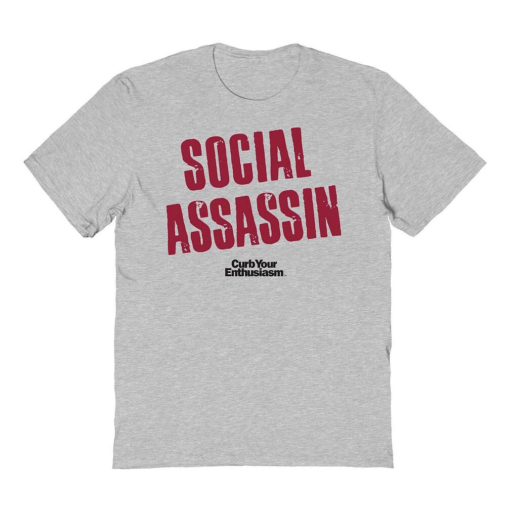 Мужская футболка Social Assassin CYE с рисунком «Умерь свой энтузиазм» Licensed Character, цвет Sport Gray
Мужская футболка Social Assassin CYE с рисунком «Умерь свой энтузиазм» Licensed Character, цвет Sport Gray