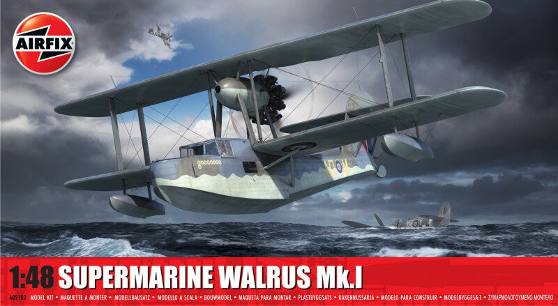 Airfix, Пластиковая модель, Supermarine Walrus Mk.I 
Airfix, Пластиковая модель, Supermarine Walrus Mk.I