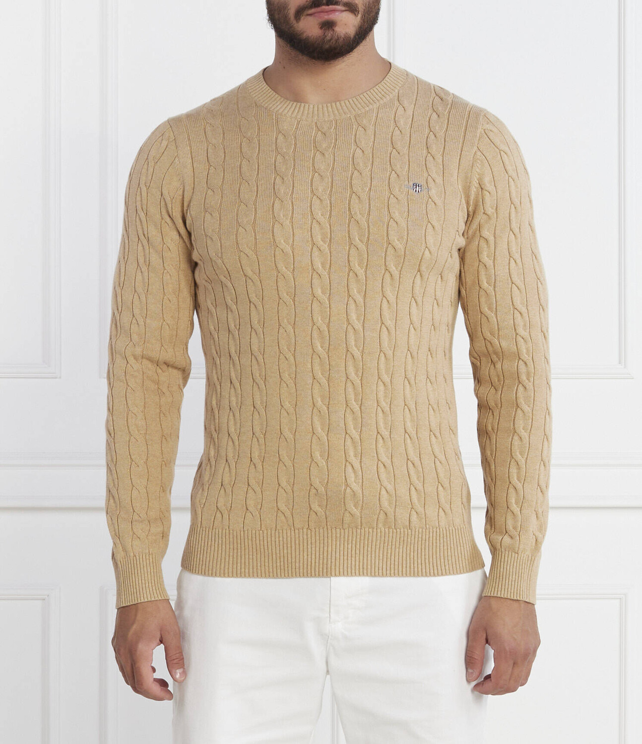 Свитер Gant Regular Fit, кэмел
Свитер Gant Regular Fit, кэмел