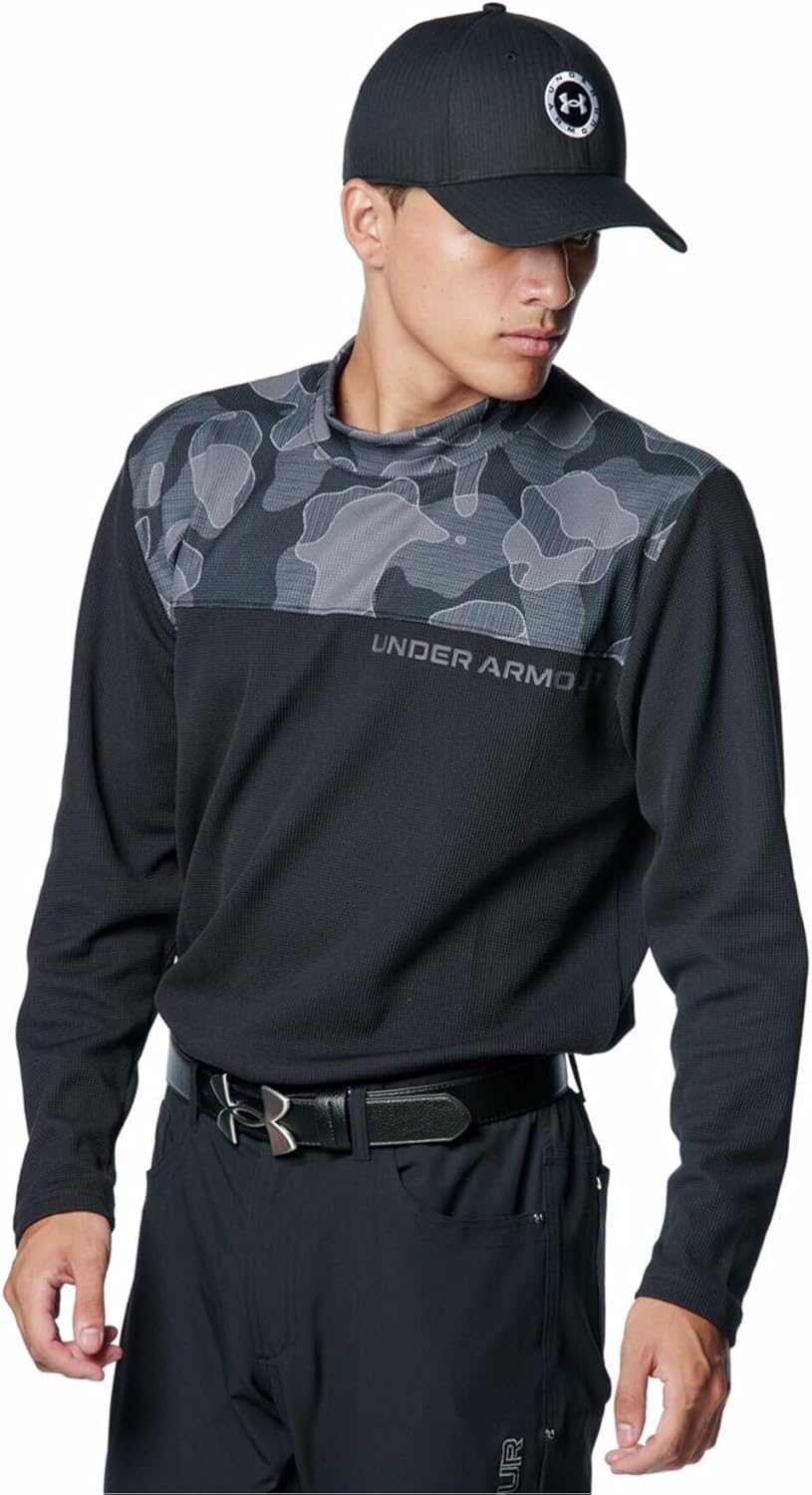 Мужская поло-рубашка Under Armour UA Waffle с длинными рукавами и высоким воротником, черный
Мужская поло-рубашка Under Armour UA Waffle с длинными рукавами и высоким воротником, черный