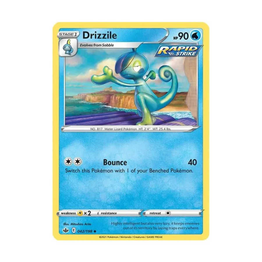 CCG Дриззил (U) #042/198, Pokemon - SWSH06: Chilling Reign - Singles
CCG Дриззил (U) #042/198, Pokemon - SWSH06: Chilling Reign - Singles