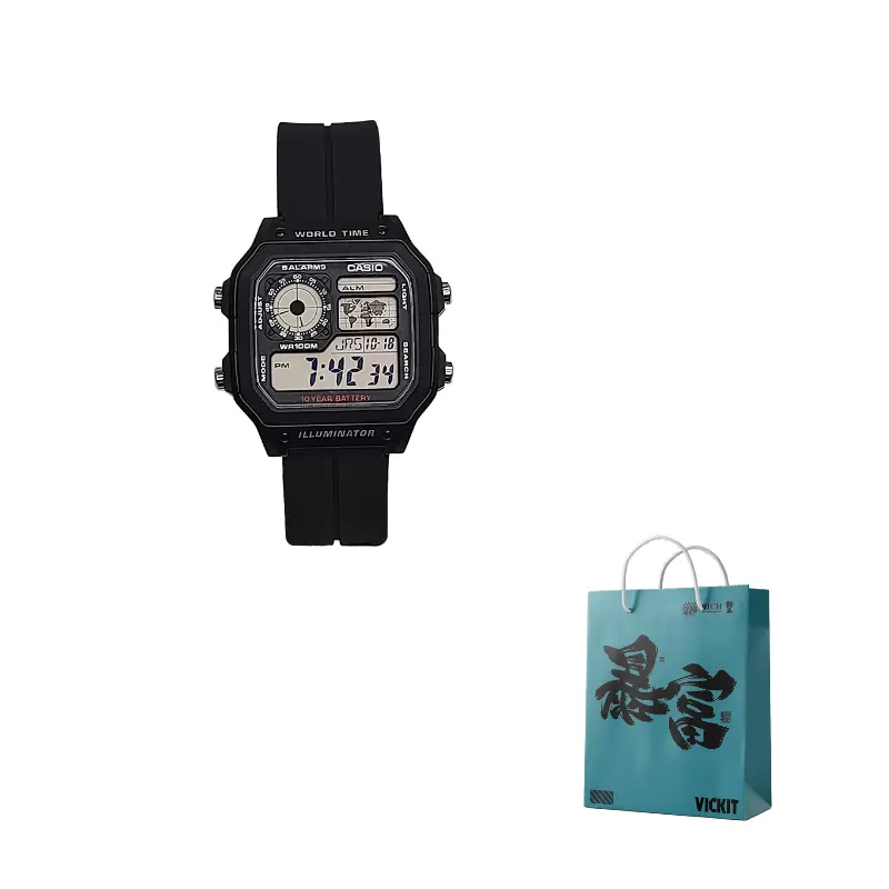 CASIO Часы Men YOUTH Black Watch, Black Block Dark Black 
CASIO Часы Men YOUTH Black Watch, Black Block Dark Black