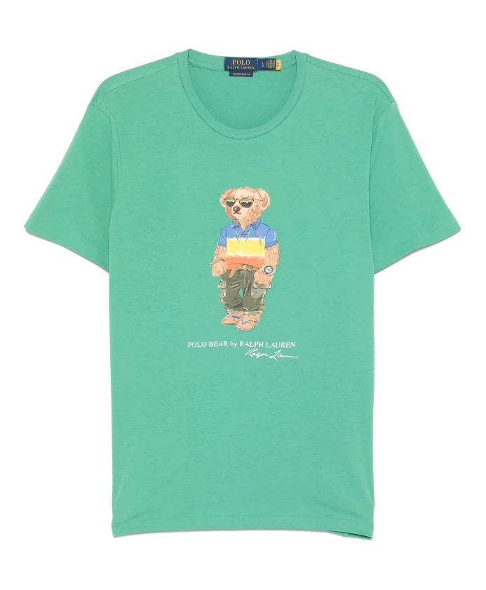 Футболка с круглым вырезом «Зеленый медведь» Polo Ralph Lauren, зеленый
Футболка с круглым вырезом «Зеленый медведь» Polo Ralph Lauren, зеленый
