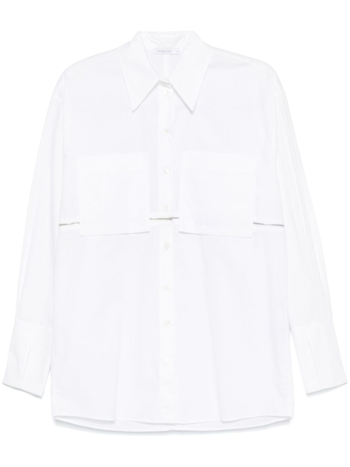 Рубашка на молнии Patrizia Pepe, белый
Рубашка на молнии Patrizia Pepe, белый