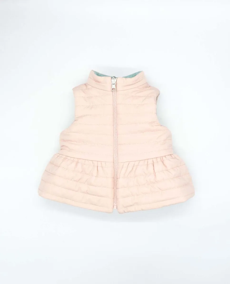 Двусторонний стеганый жилет для девочки двух цветов Fina Ejerique
Двусторонний стеганый жилет для девочки двух цветов Fina Ejerique