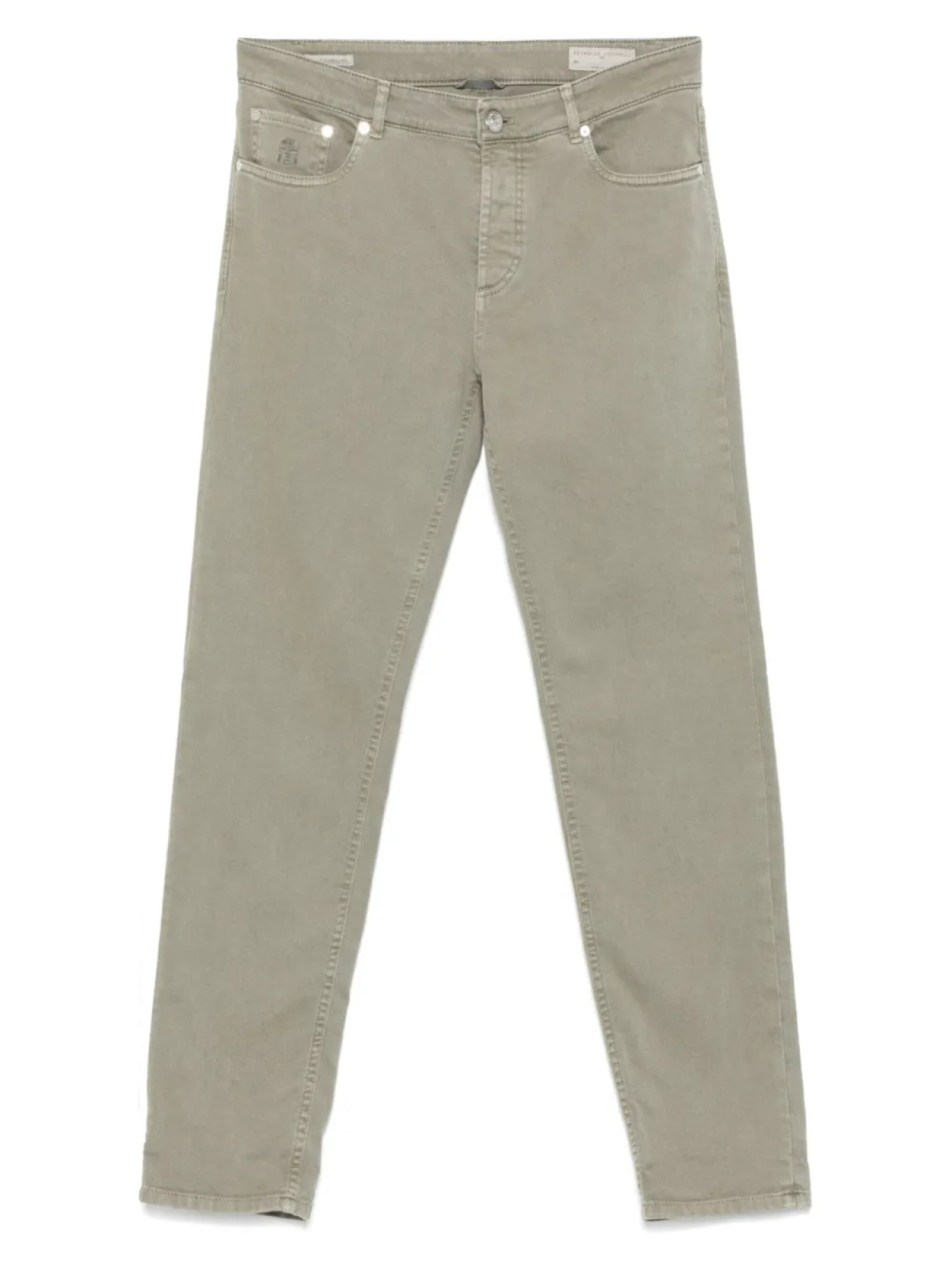 Брюки прямого покроя Brunello Cucinelli, зеленый
Брюки прямого покроя Brunello Cucinelli, зеленый