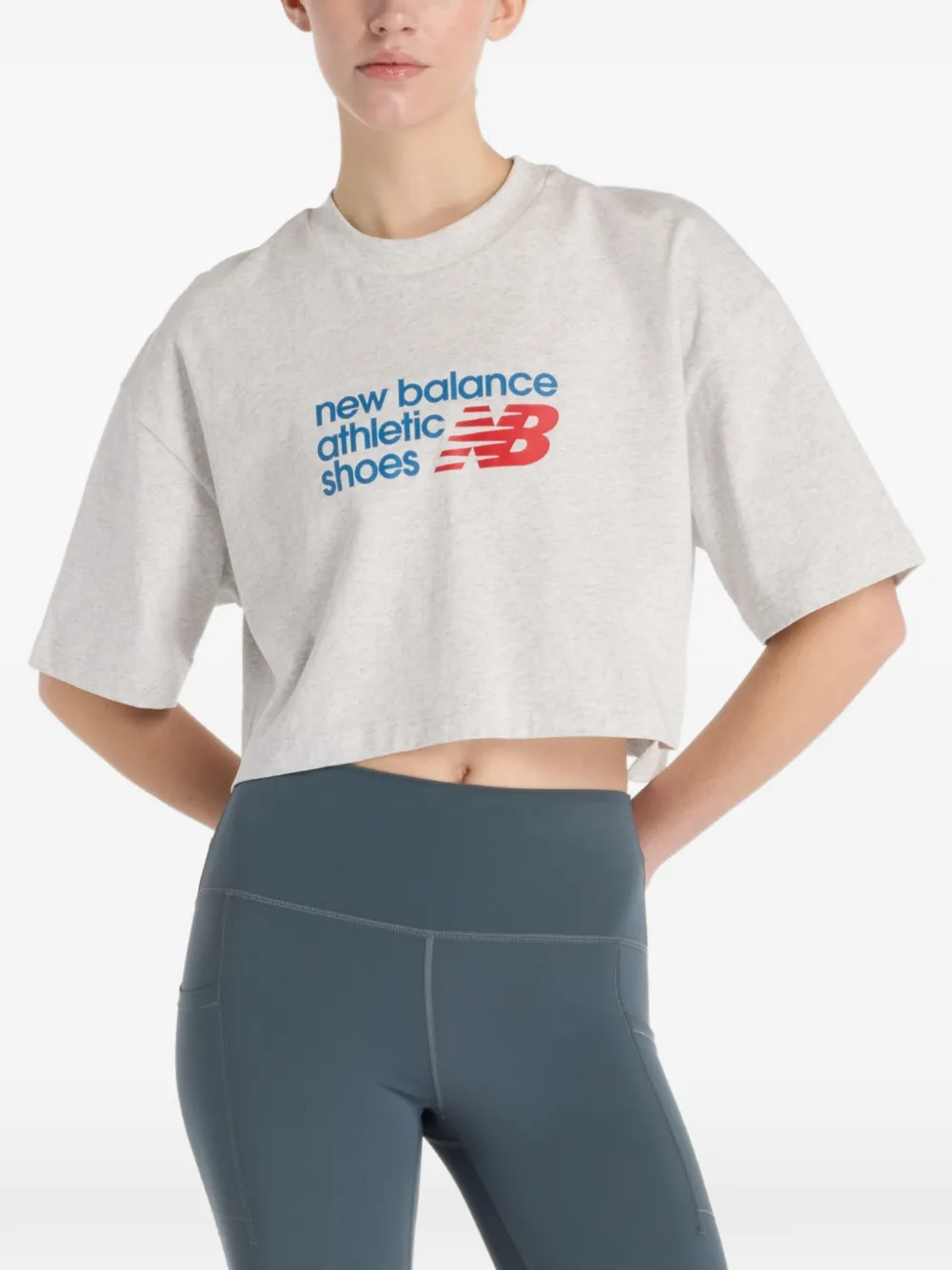 Футболка с логотипом New Balance, серый
Футболка с логотипом New Balance, серый
