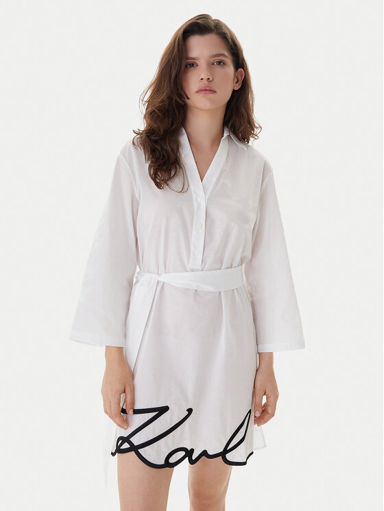 Пляжное платье regular fit A2W46075 Karl Lagerfeld, белый
Пляжное платье regular fit A2W46075 Karl Lagerfeld, белый