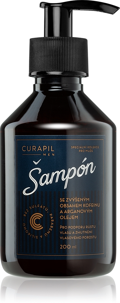Мужской кофеиновый шампунь для роста волос у мужчин Curapil, 200 мл
Мужской кофеиновый шампунь для роста волос у мужчин Curapil, 200 мл