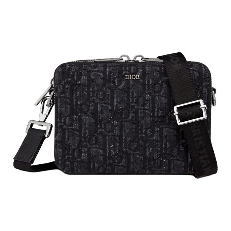 Джаккардовая ткань Мужская черная сумка через плечо DIOR
Джаккардовая ткань Мужская черная сумка через плечо DIOR