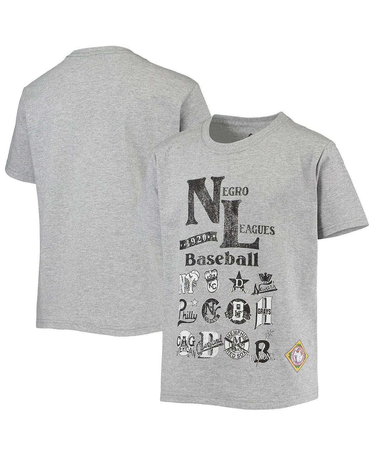 Футболка Big Boys Heather Grey Negro League Baseball с принтом по всей поверхности Stitches
Футболка Big Boys Heather Grey Negro League Baseball с принтом по всей поверхности Stitches