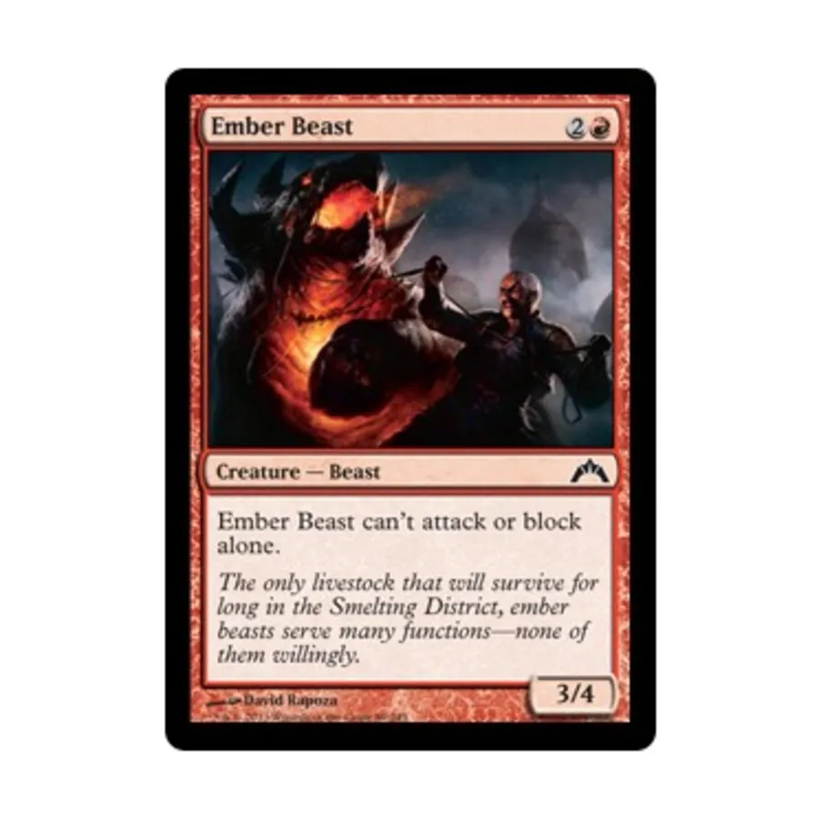 CCG Угольный зверь (С) (фольга), MTG - Gatecrash
CCG Угольный зверь (С) (фольга), MTG - Gatecrash