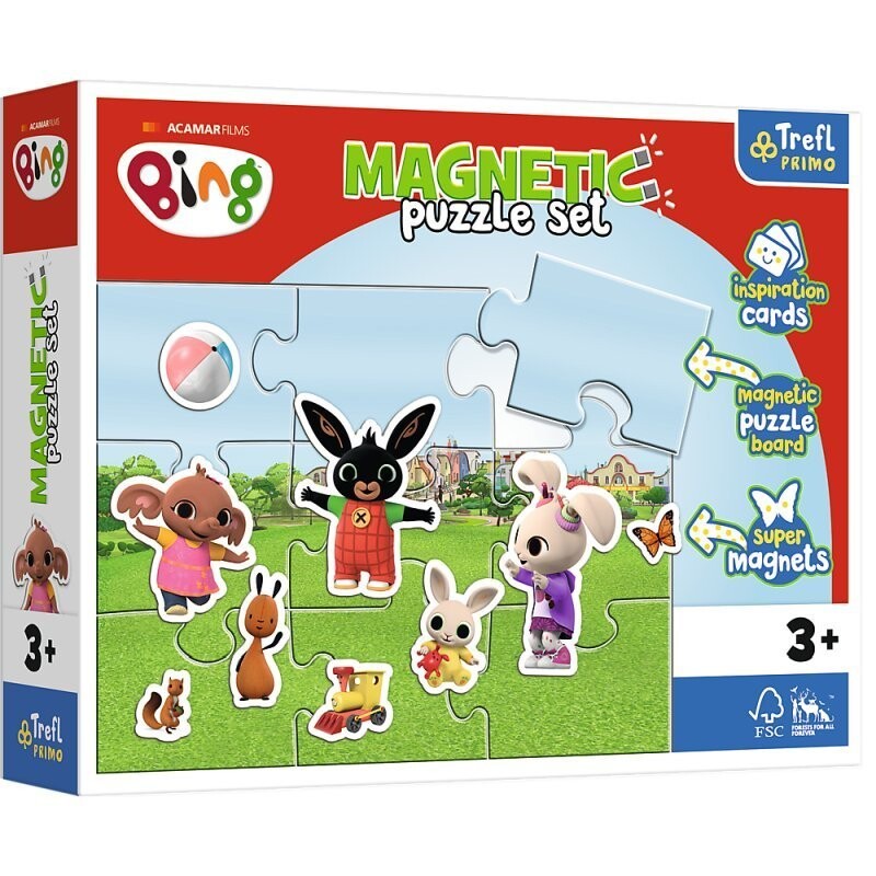 Клубы, Пазл магнитный Funny World of Bing, 9 шт. Trefl
Клубы, Пазл магнитный Funny World of Bing, 9 шт. Trefl