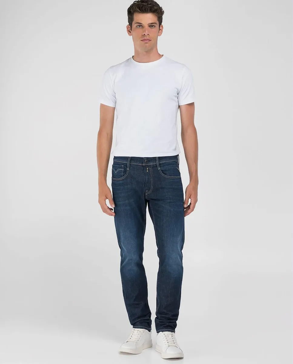 Узкие мужские джинсы с карманами Replay, тёмно-синий
Узкие мужские джинсы с карманами Replay, тёмно-синий