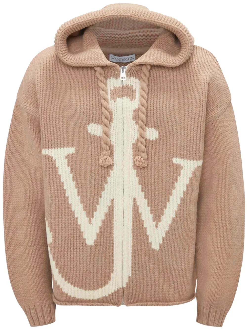 Худи на молнии с принтом Jw Anderson, нейтральный
Худи на молнии с принтом Jw Anderson, нейтральный