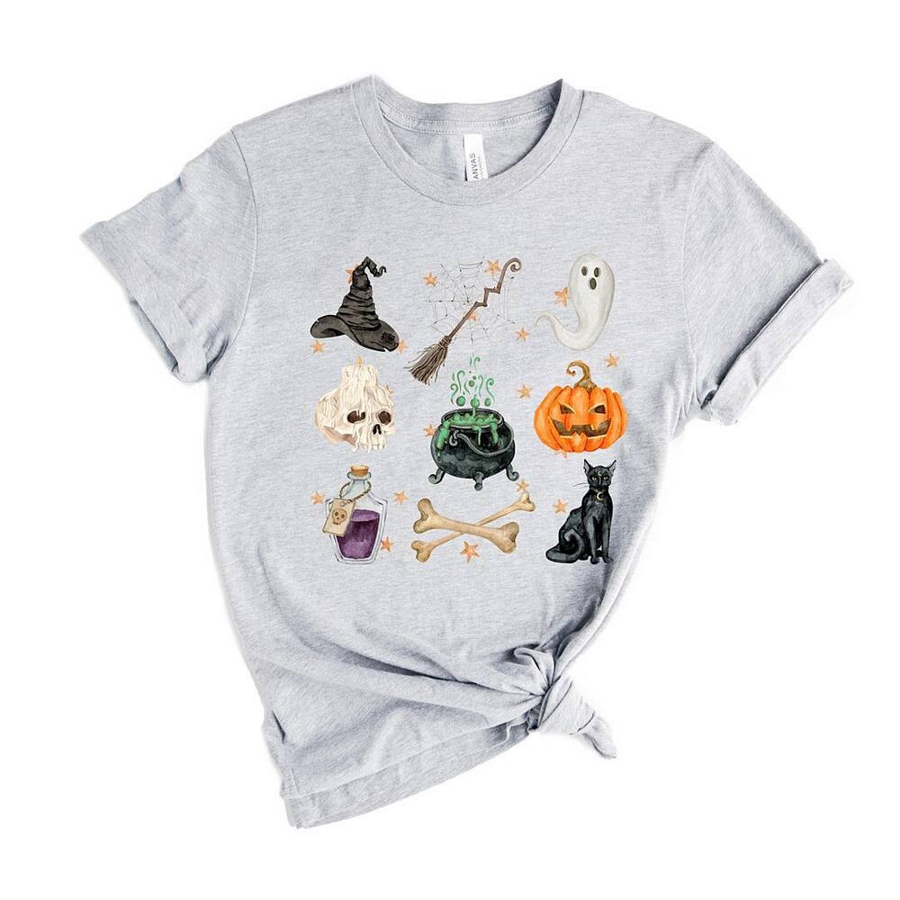 Футболка с короткими рукавами и рисунком звезд «Хэллоуин» Simply Sage Market, цвет Heather Grey
Футболка с короткими рукавами и рисунком звезд «Хэллоуин» Simply Sage Market, цвет Heather Grey