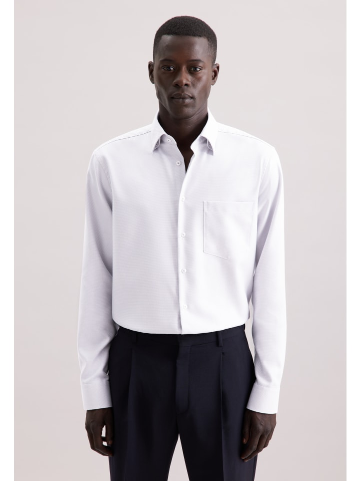 Деловая рубашка Comfort серого цвета Seidensticker
Деловая рубашка Comfort серого цвета Seidensticker