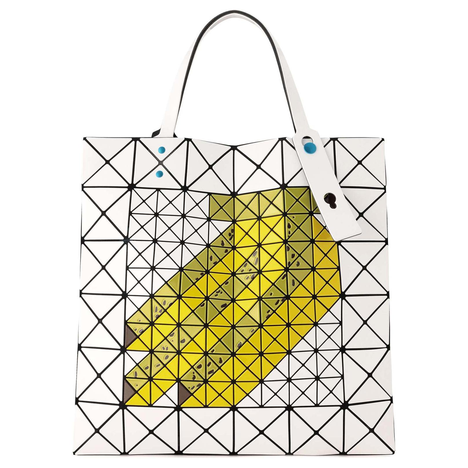 ISSEY MIYAKE Сумка-шопер из поливинилхлоридной смолы унисекс бело-желтая 
ISSEY MIYAKE Сумка-шопер из поливинилхлоридной смолы унисекс бело-желтая