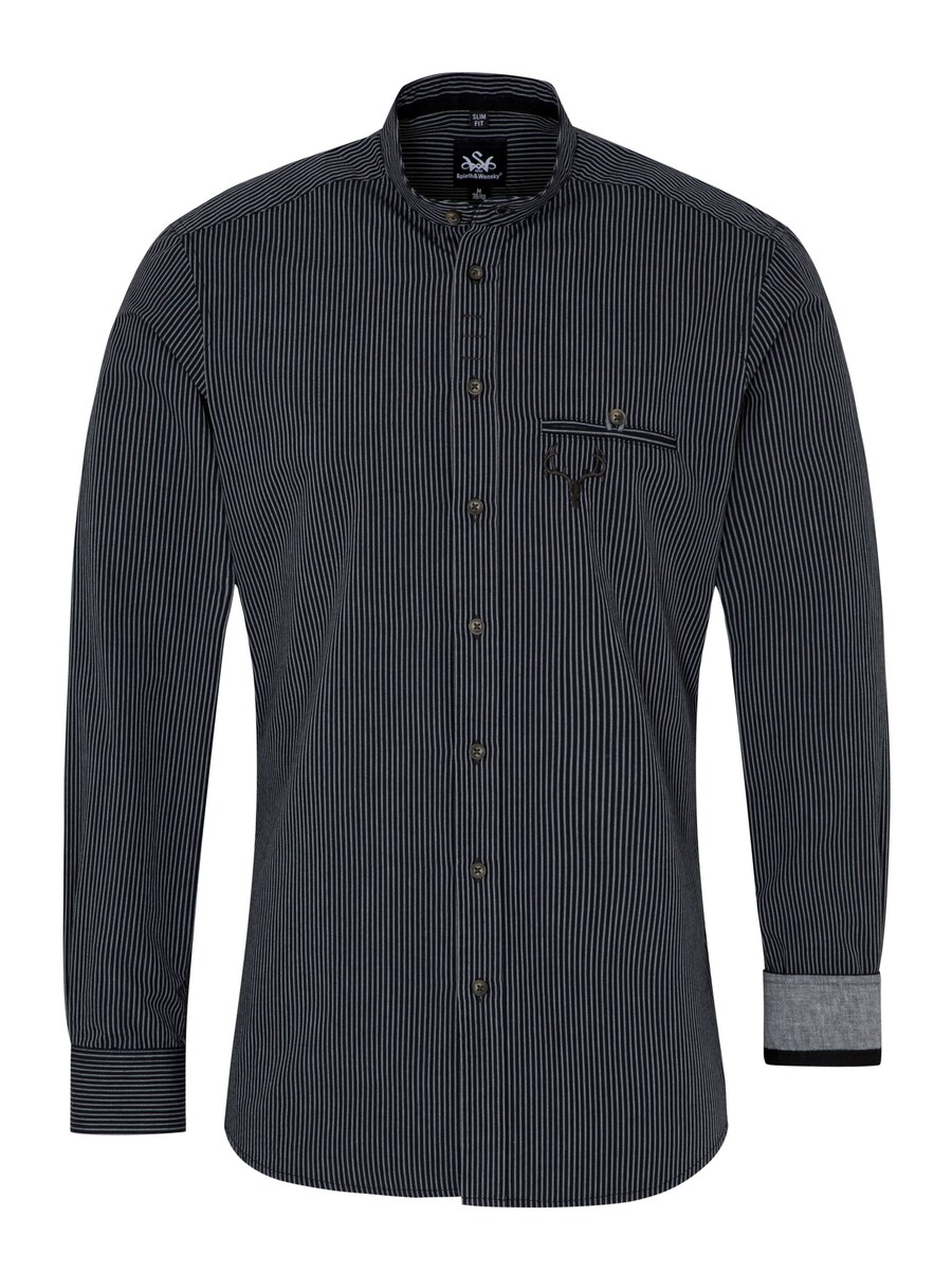 Облегающая традиционная рубашка на пуговицах SPIETH & WENSKY Fellen, черный
Облегающая традиционная рубашка на пуговицах SPIETH & WENSKY Fellen, черный