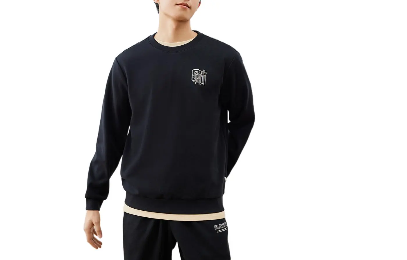 Life Collection Толстовка унисекс черная Anta, черный 
Life Collection Толстовка унисекс черная Anta, черный