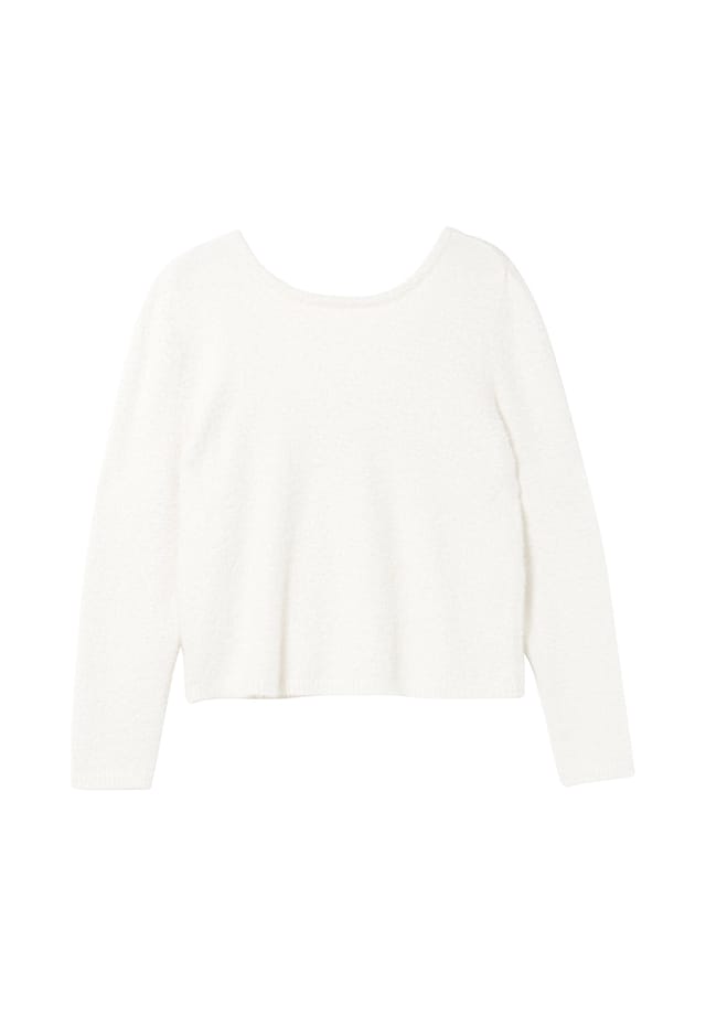 Пушистый свитер с глубоким V-образным вырезом на спине. Sheego, белый
Пушистый свитер с глубоким V-образным вырезом на спине. Sheego, белый