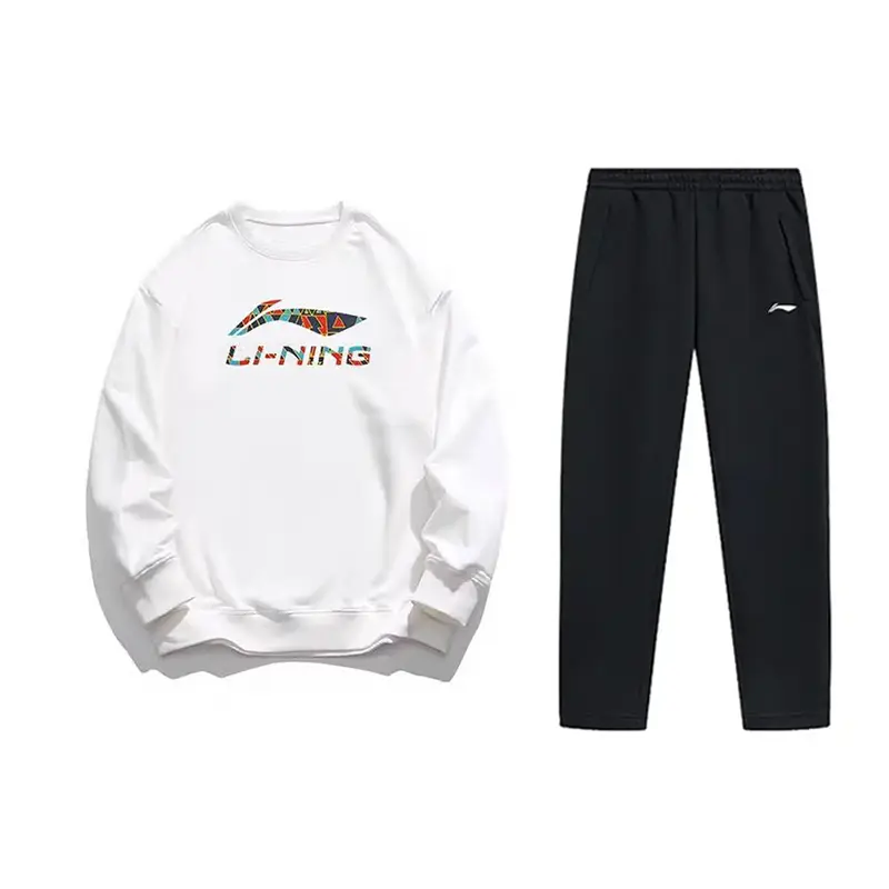 LINING Повседневная спортивная одежда унисекс бело-черная
LINING Повседневная спортивная одежда унисекс бело-черная