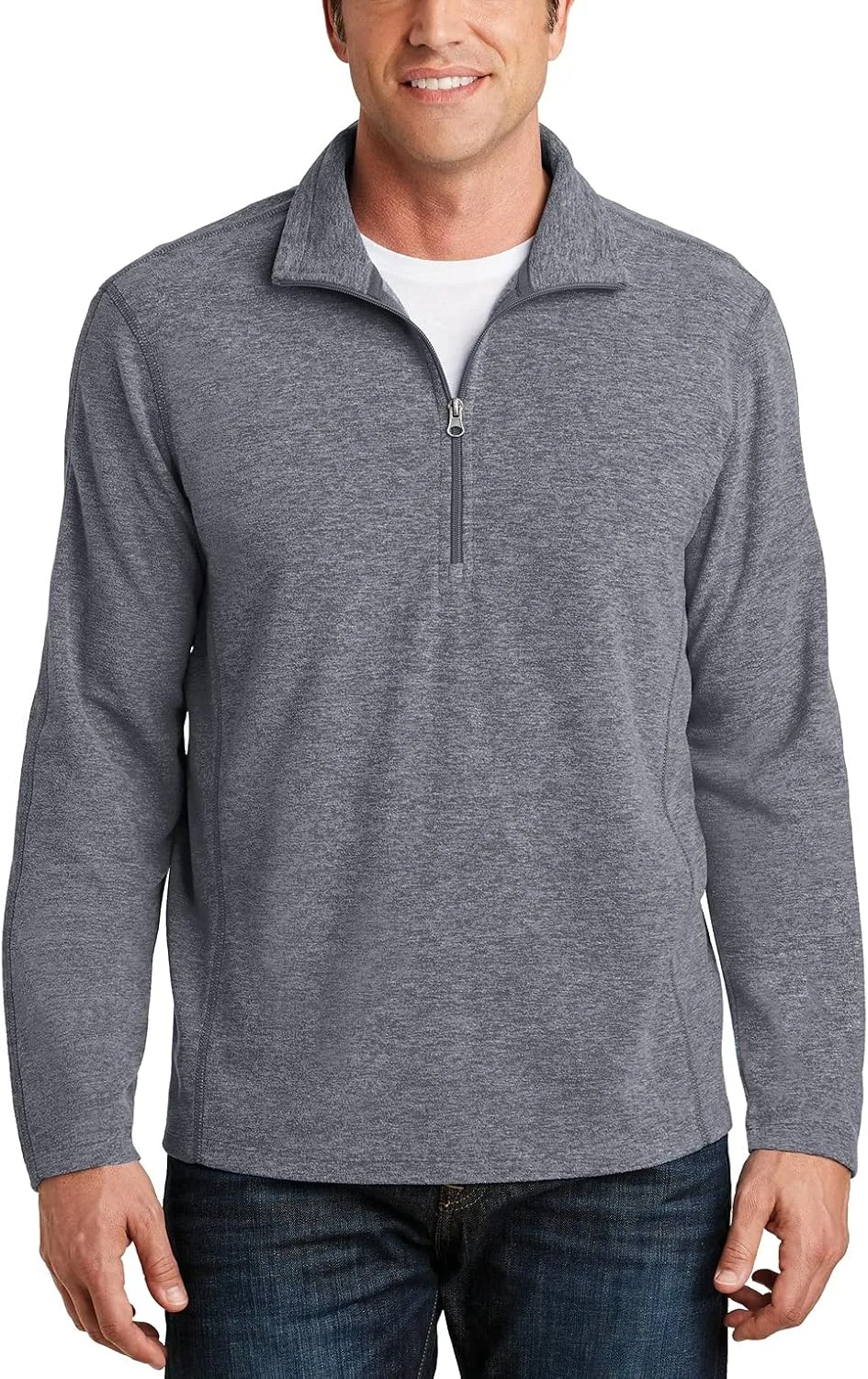 Толстовка JustBlanks с молнией на половину, Heather Microfleece
Толстовка JustBlanks с молнией на половину, Heather Microfleece