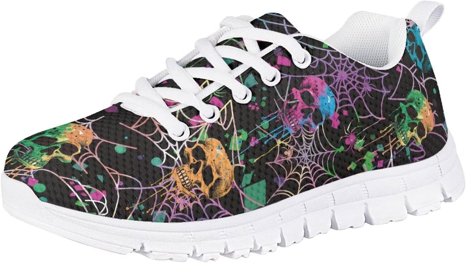 Модные детские кроссовки для девочек, повседневная обувь для отпуска Fonplted, Skull Spider Web
Модные детские кроссовки для девочек, повседневная обувь для отпуска Fonplted, Skull Spider Web
