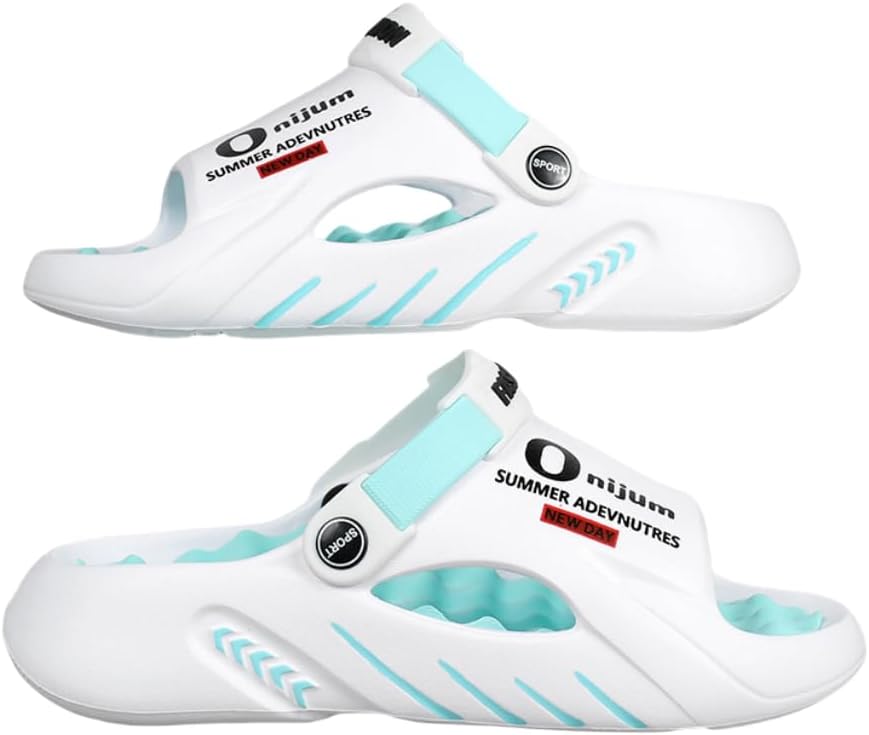 Удобные нескользящие мужские стильные сабо, дышащие шлепанцы из EVA, шлепанцы для лета, домашняя обувь, мужские сандалии Hhhchpm, белый
Удобные нескользящие мужские стильные сабо, дышащие шлепанцы из EVA, шлепанцы для лета, домашняя обувь, мужские сандалии Hhhchpm, белый