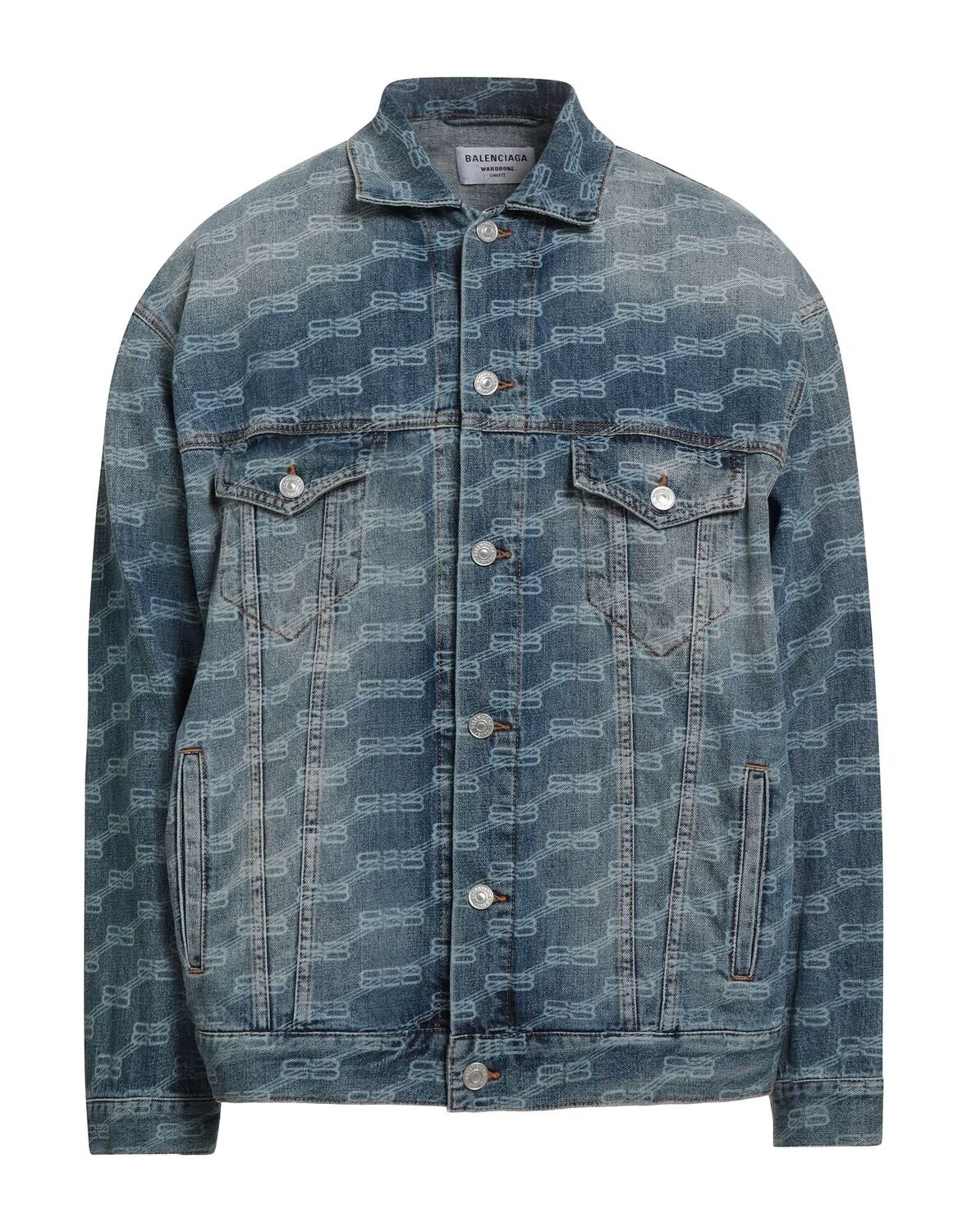 Джинсовая куртка Wardrobe Unifit Balenciaga, синий
Джинсовая куртка Wardrobe Unifit Balenciaga, синий