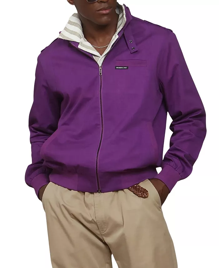 Мужская классическая культовая куртка Racer (Slim Fit Members Only, фиолетовый
Мужская классическая культовая куртка Racer (Slim Fit Members Only, фиолетовый