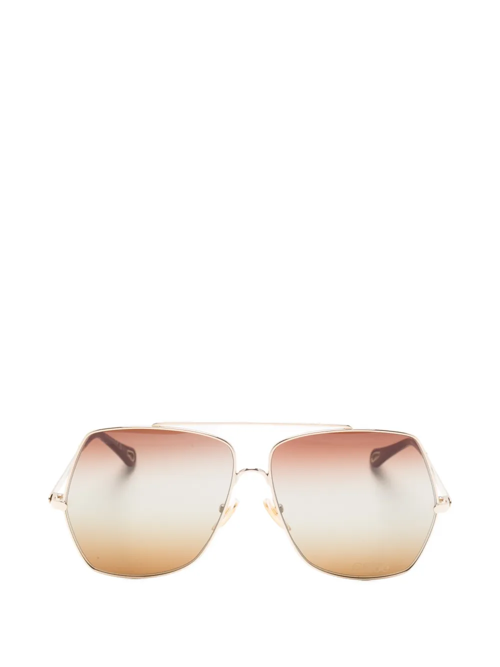 Солнцезащитные очки геометрической формы Chloé, золотой
Солнцезащитные очки геометрической формы Chloé, золотой