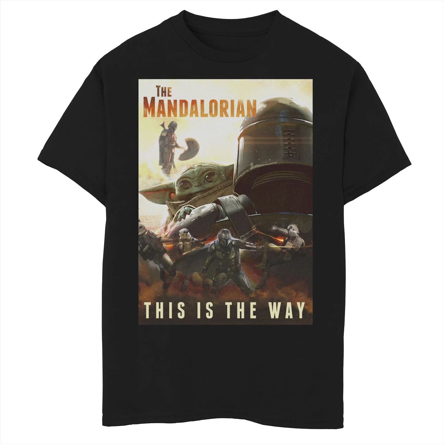 Футболка с плакатом и графикой Star Wars The Way для мальчиков 8–20 лет Star Wars, черный
Футболка с плакатом и графикой Star Wars The Way для мальчиков 8–20 лет Star Wars, черный