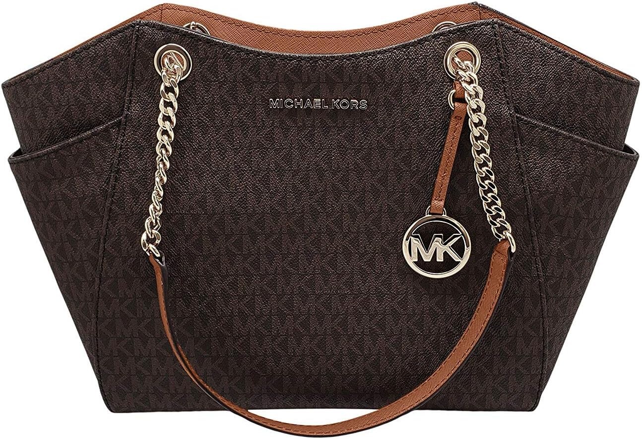 Michael Kors Коричневая большая сумка на плечо из ПВХ Jet Set Travel с большой цепочкой 35F8Gtve7B-847, Коричневый/Желудь
Michael Kors Коричневая большая сумка на плечо из ПВХ Jet Set Travel с большой цепочкой 35F8Gtve7B-847, Коричневый/Желудь