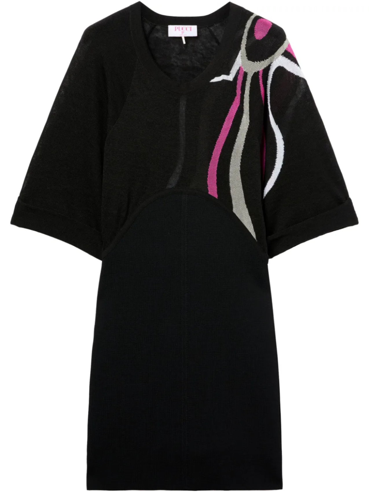 Платье PUCCI с принтом «мармо», черный 
Платье PUCCI с принтом «мармо», черный