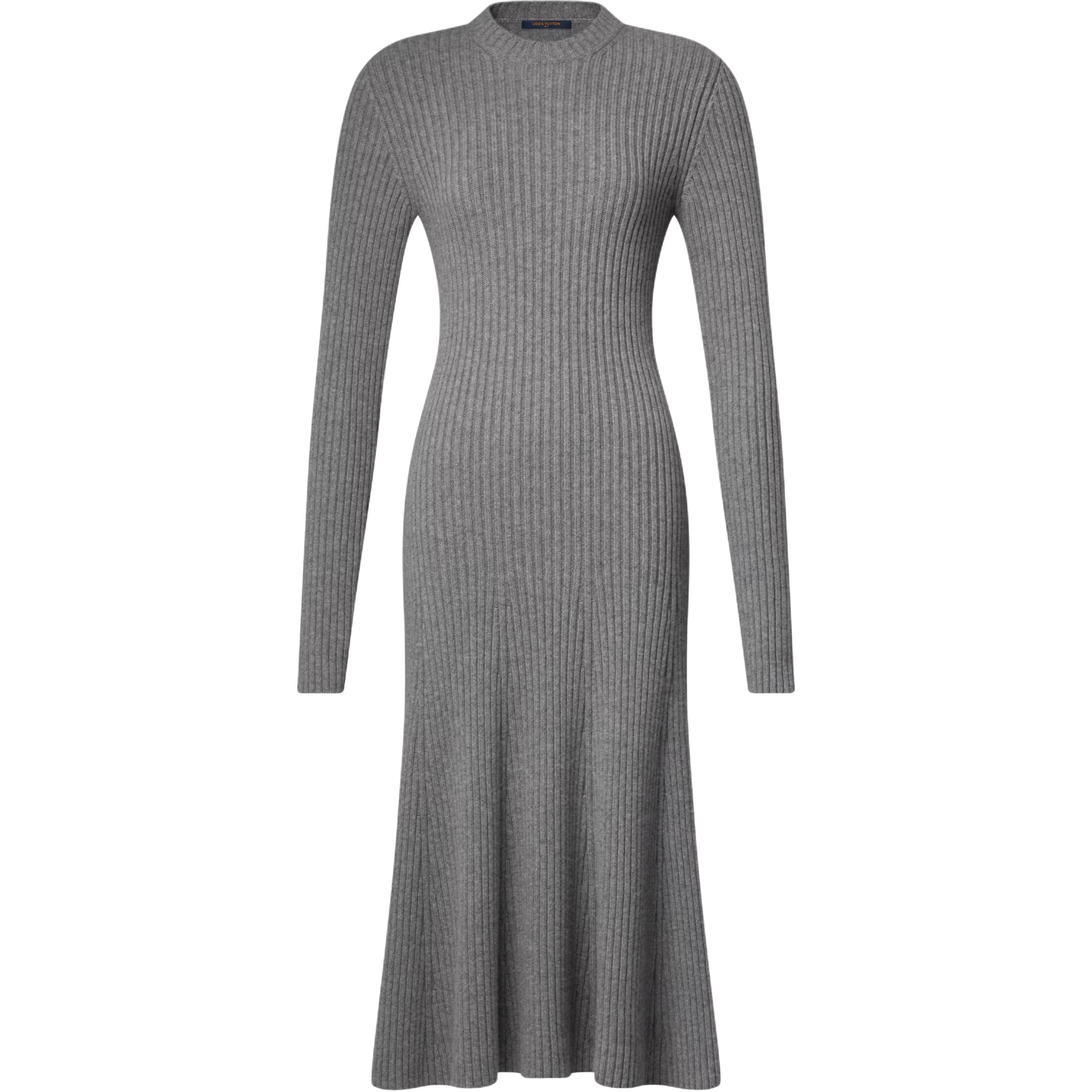 Длинное платье макси с длинными рукавами и ребристым узором LOUIS VUITTON, серый
Длинное платье макси с длинными рукавами и ребристым узором LOUIS VUITTON, серый