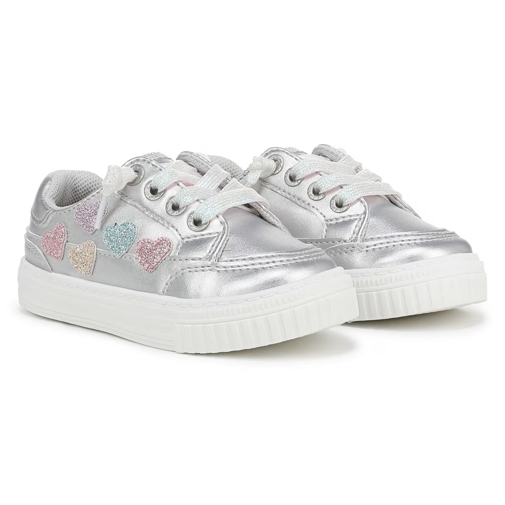 Детские кроссовки-слипоны aurora-t для малышей Blowfish Malibu, silver faux leather/glitter
Детские кроссовки-слипоны aurora-t для малышей Blowfish Malibu, silver faux leather/glitter