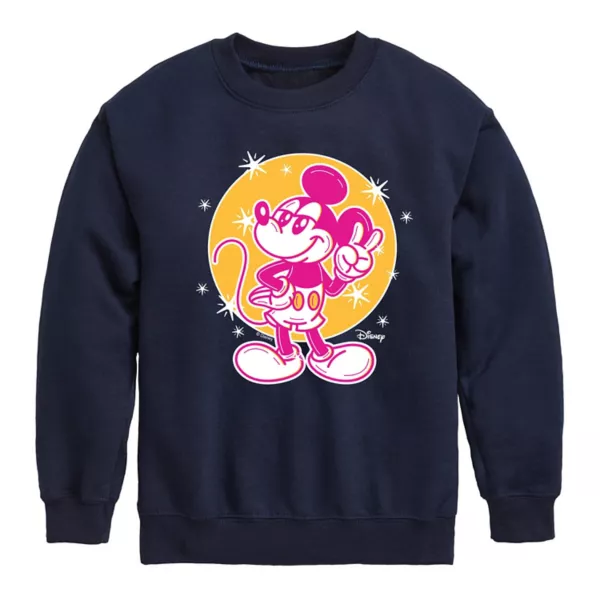 Флисовая толстовка для мальчиков 8-20 с Микки Маусом Disney, синий 
Флисовая толстовка для мальчиков 8-20 с Микки Маусом Disney, синий