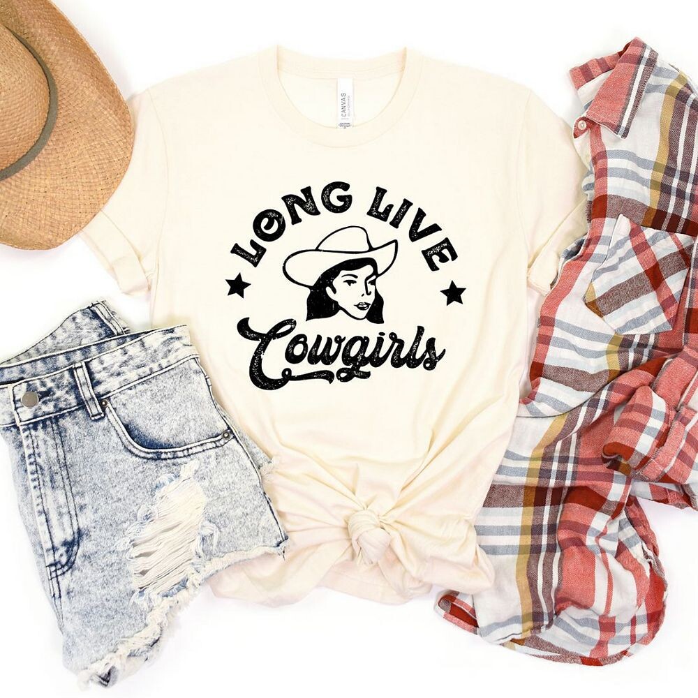Футболка с короткими рукавами и рисунком Long Live Cowgirls Simply Sage Market, цвет Autumn
Футболка с короткими рукавами и рисунком Long Live Cowgirls Simply Sage Market, цвет Autumn