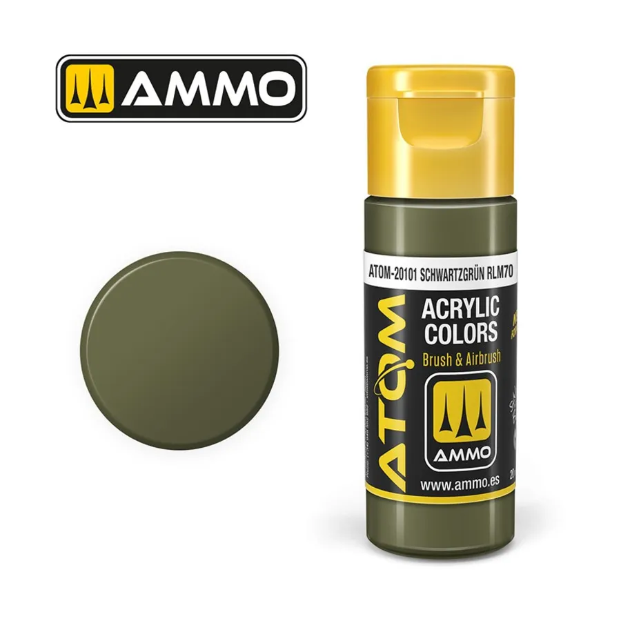 Шварцгрун RLM70, ATOM Acrylic Paints
Шварцгрун RLM70, ATOM Acrylic Paints