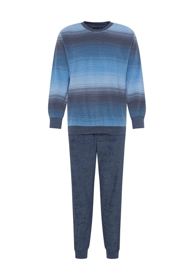 Пижама с эластичным поясом и карманами Dunmore, синий
Пижама с эластичным поясом и карманами Dunmore, синий