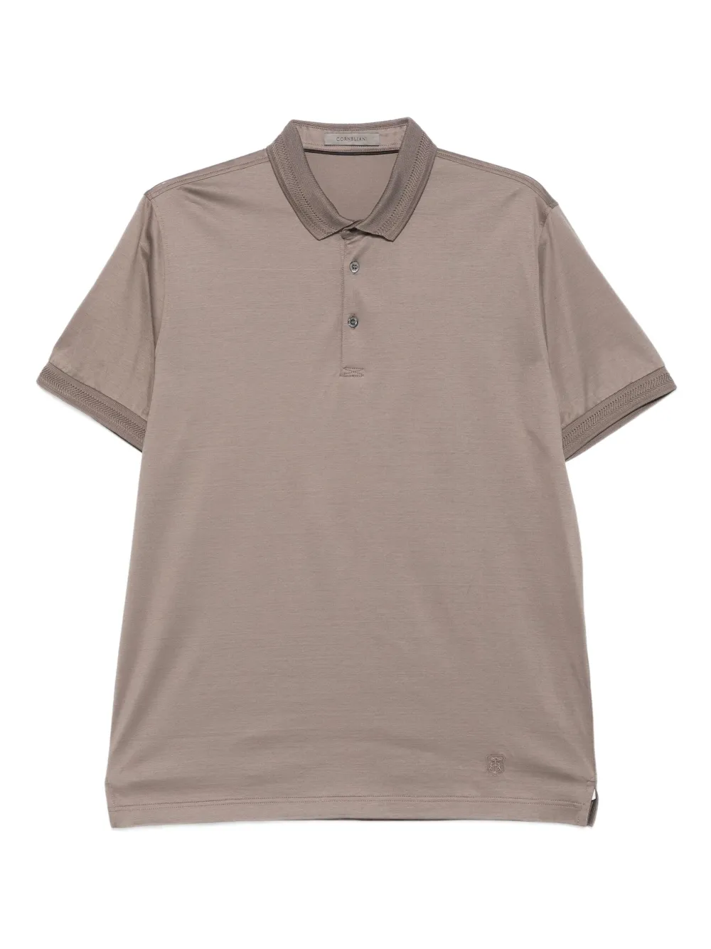 Рубашка поло с воротником в рубчик Corneliani, коричневый
Рубашка поло с воротником в рубчик Corneliani, коричневый