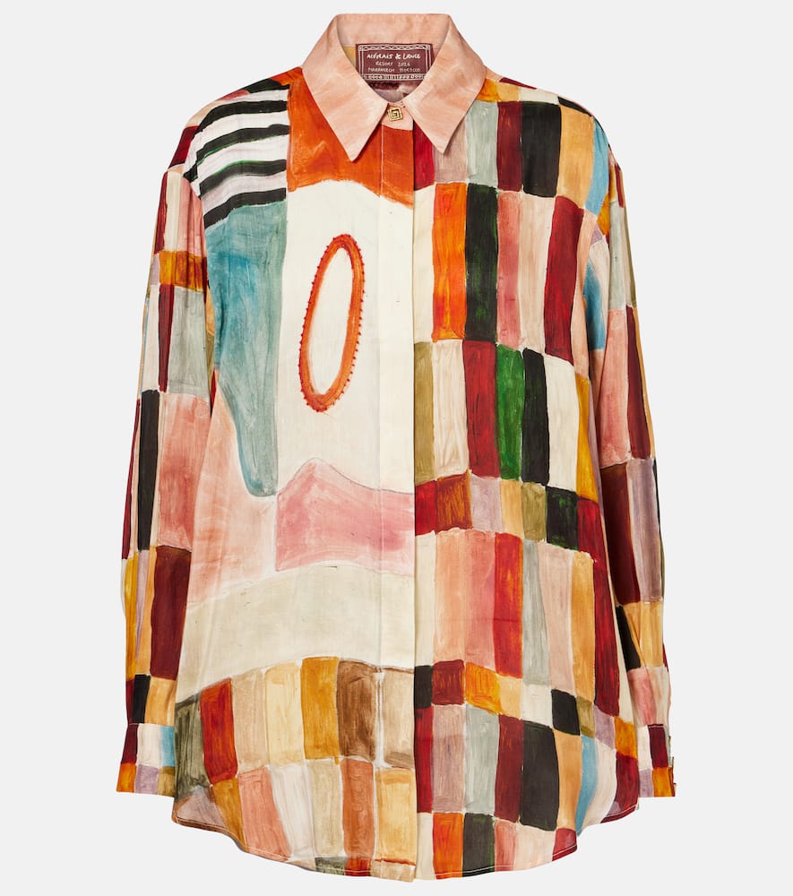 Футболка x LRNCE Marjorelle из льна и шелка с принтом Alémais, Multi
Футболка x LRNCE Marjorelle из льна и шелка с принтом Alémais, Multi