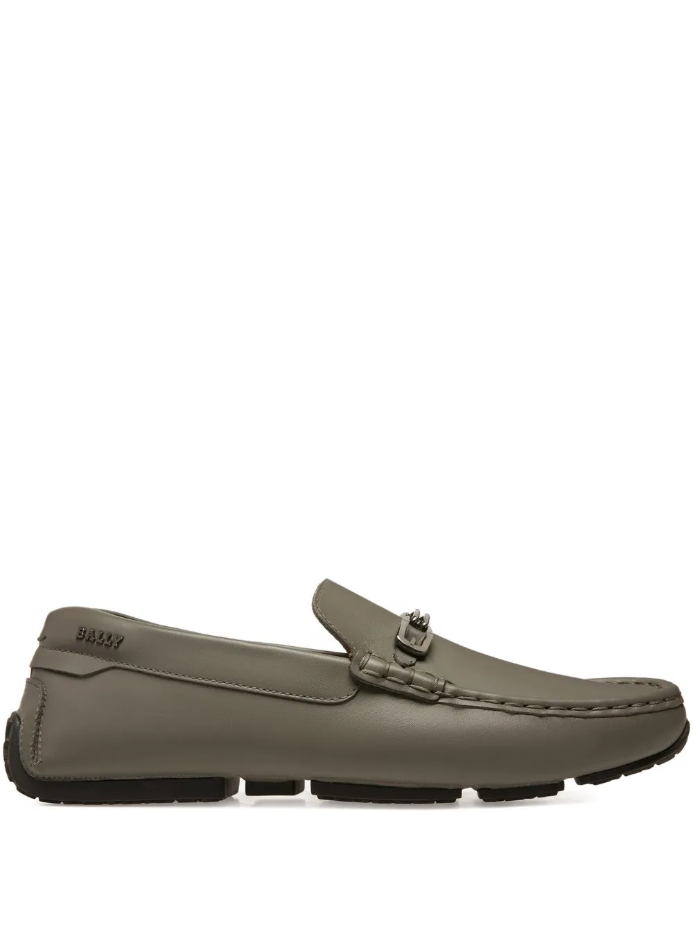 Кожаные мокасины Pinter Bally, серый 
Кожаные мокасины Pinter Bally, серый