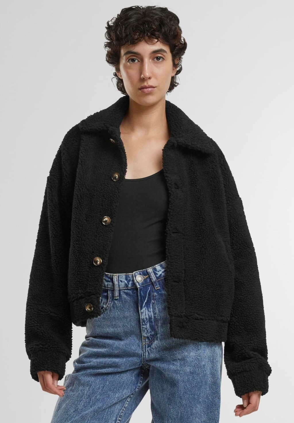 Флисовая куртка Urban Classics, черный
Флисовая куртка Urban Classics, черный